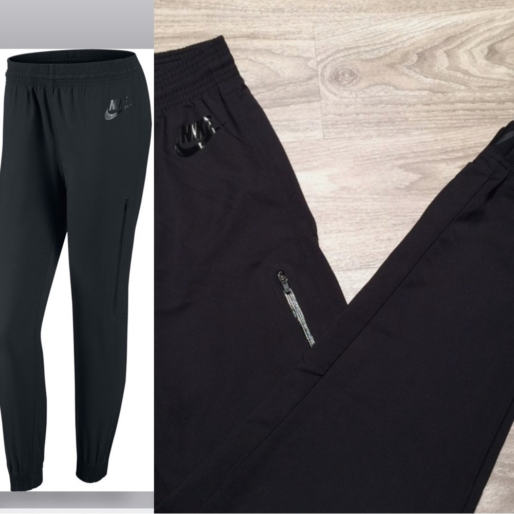 * Nike women’s bonded cuff jogger black pants XS
